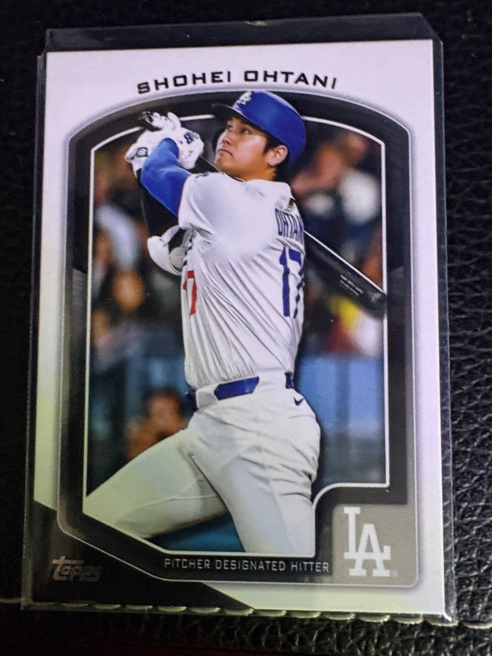 Topps Shohei Ohtani Dodgers Card - White, Blue & Black